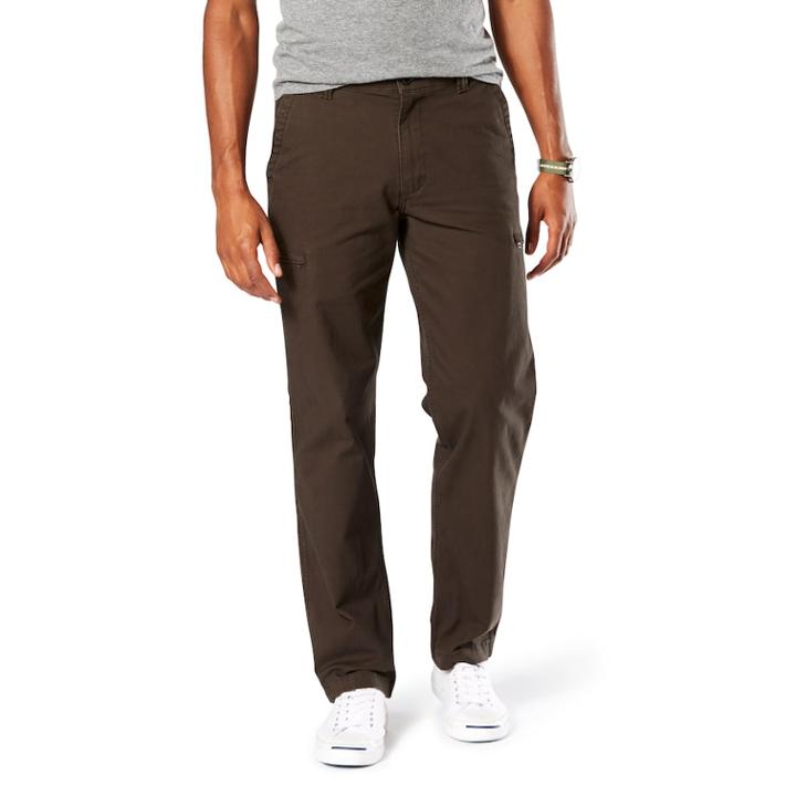 Men's Dockers&reg; Classic Fit Utility Cargo Pant - D3, Size: 38x34, Brown