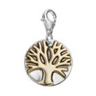 Personal Charm 18k Gold Over Silver & Sterling Silver Tree Of Life Charm, Women's, Yellow Oth