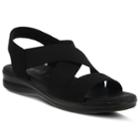 Flexus By Spring Step Nagata Women's Strappy Sandals, Size: 42, Black