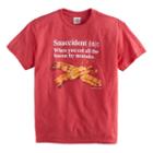 Boys 8-20 Bacon Snaccident Tee, Size: Large, Med Pink