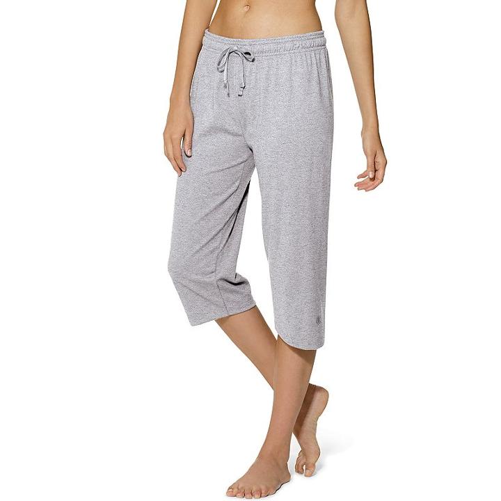Women's Champion Capris, Size: Medium, Dark Grey