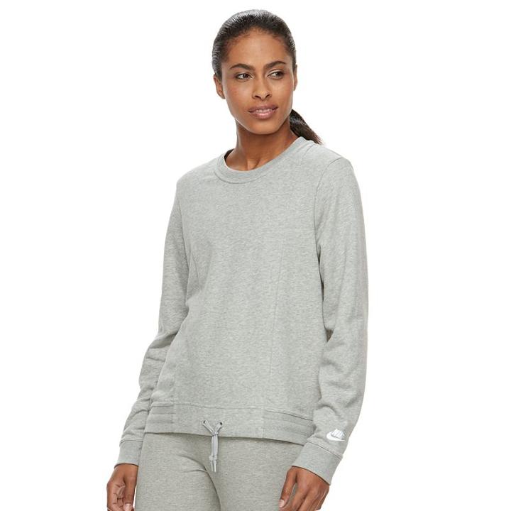Women's Nike Plush Essential Pullover Hoodie, Size: Large, Grey Other