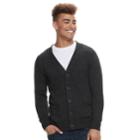 Men's Urban Pipeline&reg; V-neck Cardigan, Size: Large, Black