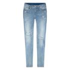 Girls 7-16 Levi's 710 Super Skinny Fit Embellished Jeans, Size: 8, Light Blue