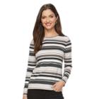 Petite Croft & Barrow&reg; Classic Crewneck Tee, Women's, Size: L Petite, Med Pink