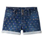 Girls 7-16 & Plus Size So&reg; Braided Belt Loop High-waist Jean Shorts, Girl's, Size: 7, Med Blue