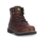 John Deere Men's Soft-toe Work Boots, Size: 10 Wide, Brown