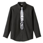 Boys 8-20 Star Wars Stormtrooper Shirt & Tie Set, Boy's, Size: 14-16, Black