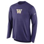 Men's Nike Washington Huskies Elite Shooter Long-sleeve Tee, Size: Small, Purple
