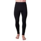 Men's Climatesmart Comfortwear Medium Weight Performance Base Layer Leggings, Size: Xl, Black