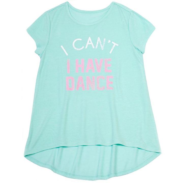 Girls 7-16 & Plus Size Harper & Elliott High-low Graphic Tee, Girl's, Size: Xl Plus, Lt Green