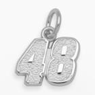 Insignia Collection Nascar Jimmie Johnson Sterling Silver 48 Pendant, Women's, Grey