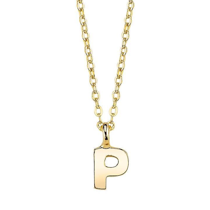 1928 Initial Pendant Necklace, Women's, Size: 20, Yellow
