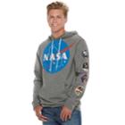Men's Nasa Pull-over Hoodie, Size: Xl, Grey