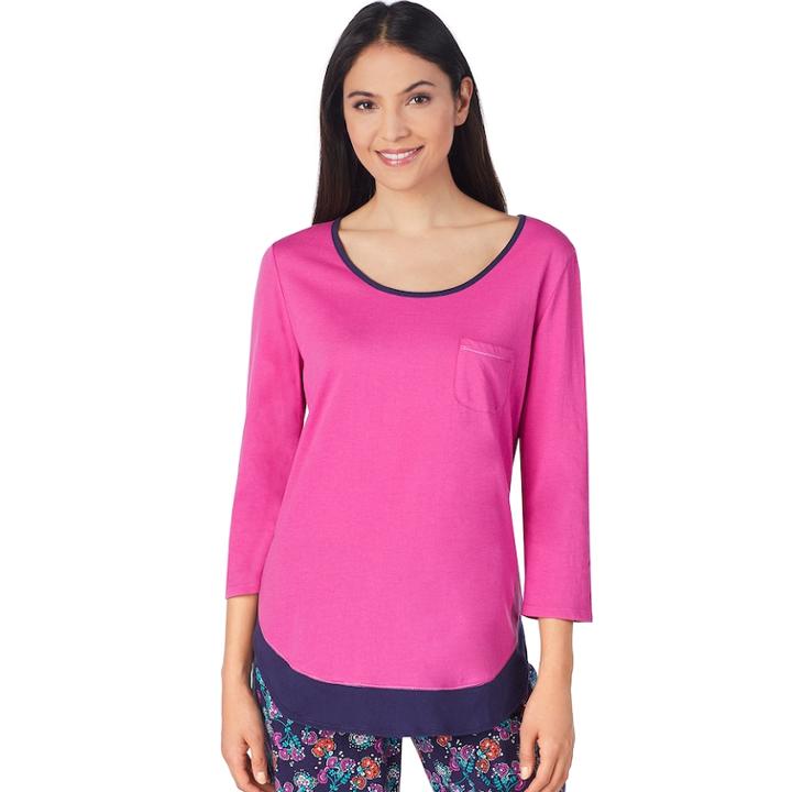 Women's Jockey Scoopneck Tee, Size: Medium, Med Red