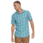 Men's Vans Prapper Plaid Button-down Shirt, Size: Large, Light Blue