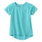 Girls 4-6x Champion Raglan Athletic Tee, Size: 6x, Light Blue