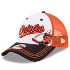 Youth New Era Baltimore Orioles Logo Play 9forty Adjustable Cap, Boy's, White