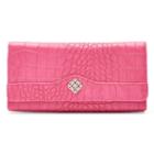Croft & Barrow&reg; File Master Rfid-blocking Medallion Clutch, Women's, Pink