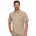 Men's Haggar Cool 18&reg; Pro Regular-fit Performance Polo, Size: Large, White