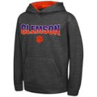 Boys 8-20 Campus Heritage Clemson Tigers Pullover Hoodie, Size: M(12/14), Dark Grey