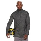 Big & Tall Tek Gear&reg; Athletic-fit Space-dyed Dry Tek Quarter-zip Performance Hoodie, Men's, Size: 2xb, Oxford