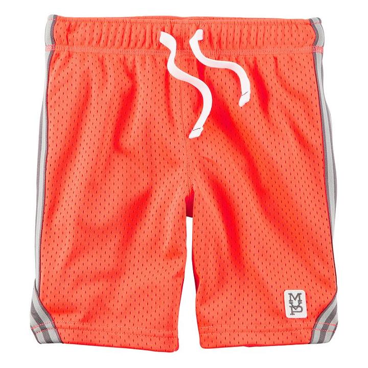 Boys 4-8 Carter's Active Mesh Shorts, Boy's, Size: 7, Orange