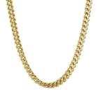 Lynx Yellow Ion-plated Stainless Steel Foxtail Chain Necklace - 22-in, Men's, Size: 22