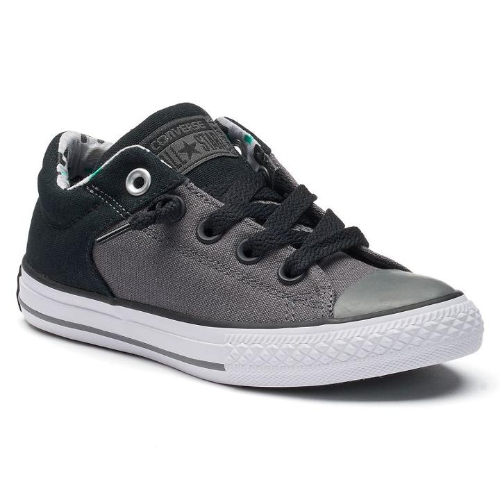 Kids' Converse Chuck Taylor All Star High Street Slip Camouflage Sneakers, Boy's, Size: 6, Med Grey