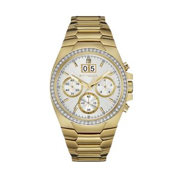 Wittnauer Men's Crystal Stainless Steel Chronograph Watch - Wn3055, Yellow