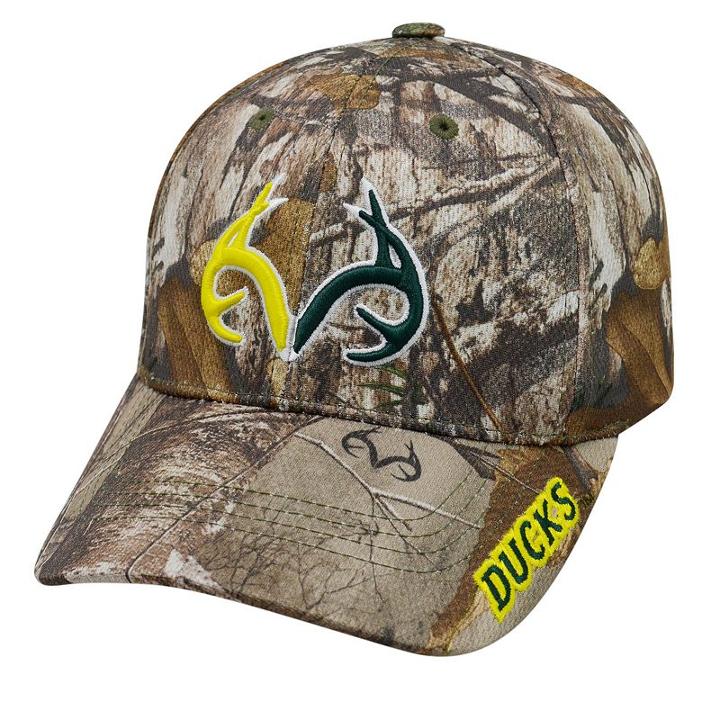 Adult Top Of The World Oregon Ducks Realtree One-fit Cap, Men's, Green Oth