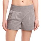 Women's Jockey Sport Slouchy French Terry Shorts, Size: Small, Med Grey