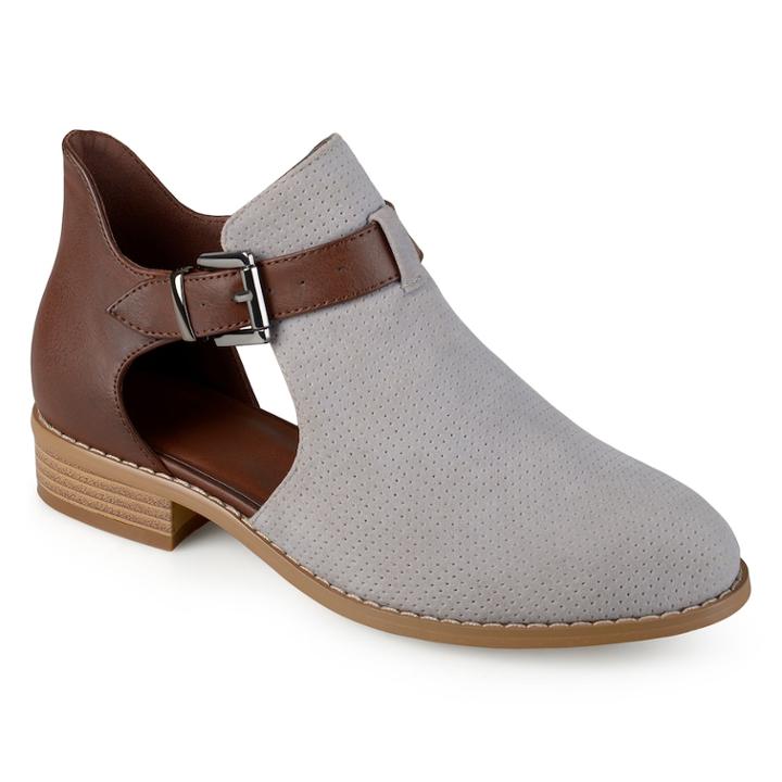 Journee Collection Fable Women's Ankle Boots, Size: 10, Grey