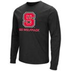 Men's Campus Heritage North Carolina State Wolfpack Logo Long-sleeve Tee, Size: Large, Dark Grey