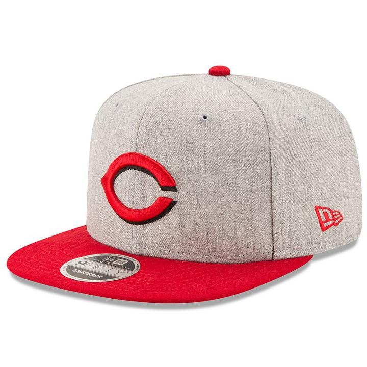 Adult New Era Cincinnati Reds 9fifty Heather Action Snapback Cap, Ovrfl Oth