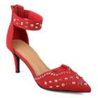 Journee Collection Gemini Women's High Heel Sandals, Girl's, Size: 9, Red