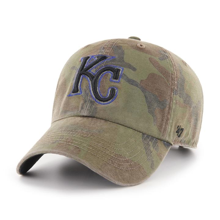 Men's '47 Brand Kansas City Royals Sector Clean Up Hat, Brown