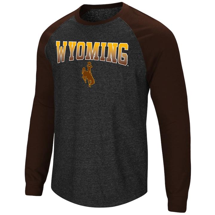 Men's Wyoming Cowboys Hybrid Ii Tee, Size: Small, Grey