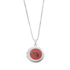Arizona Cardinals Sterling Silver Locket, Women's, Size: 18, Grey