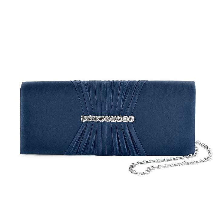 Gunne Sax By Jessica Mcclintock Dana Rhinestone Clutch, Women's, Blue (navy)