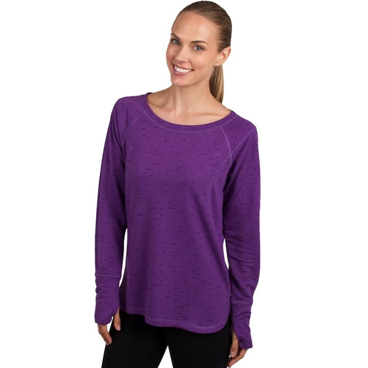 Women's Jockey Sport Kinetic High Low Yoga Top, Size: Small, Purple