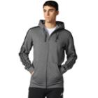 Big & Tall Adidas Essential Fleece Full-zip Hoodie, Men's, Size: Xl Tall, Dark Grey
