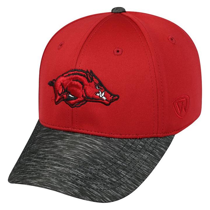 Adult Top Of The World Arkansas Razorbacks Lightspeed One-fit Cap, Men's, Med Red