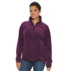 Women's Columbia Three Lakes Fleece Jacket, Size: Xl, Brt Purple