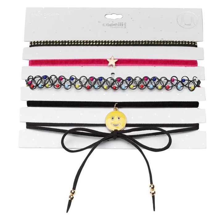 Girls 4-16 5-pc. Choker Set, Oxford