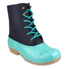 London Fog Wynter Women's Waterproof Rain Boots, Size: 8, Blue