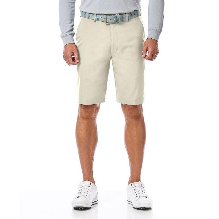 Big & Tall Grand Slam Classic-fit Performance Flat-front Golf Shorts, Men's, Size: 46, Natural