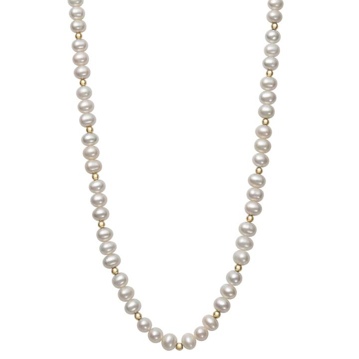 Kids' 14k Gold Freshwater Cultured Pearl Necklace, Women's, White