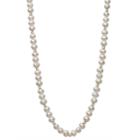 Kids' 14k Gold Freshwater Cultured Pearl Necklace, Women's, White