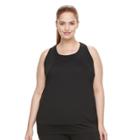 Plus Size Tek Gear&reg; Banded-bottom Performance Tank, Women's, Size: 3xl, Black